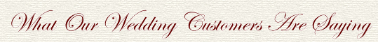 Wedding Testimonials
